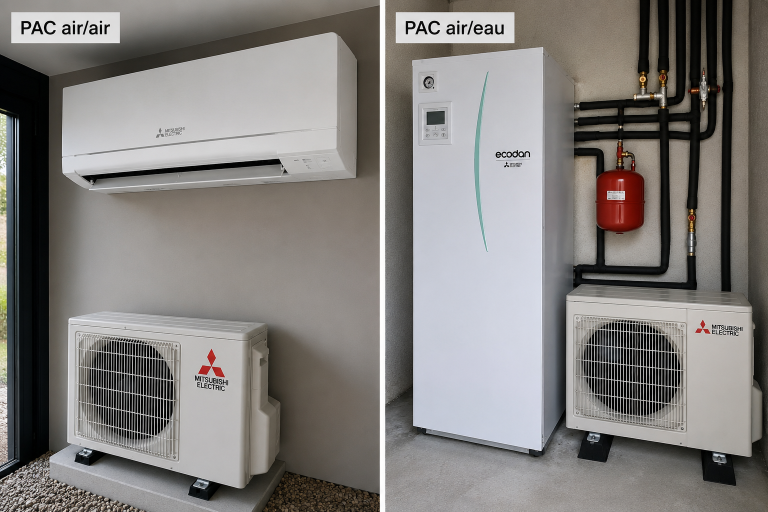 Pompe à chaleur et climatisation réversible : en réalité, c'est souvent la même chose !